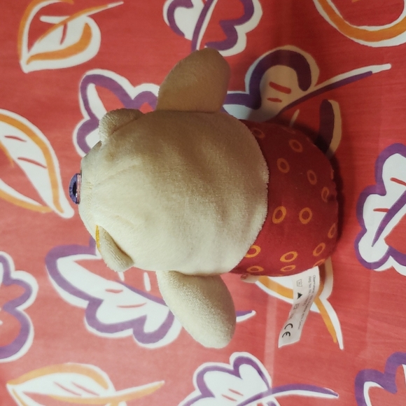 Alien ET Polar Bear Rattle Bell Charm Toy Little Kawaii Space Creature Upcycled - Picture 4 of 10